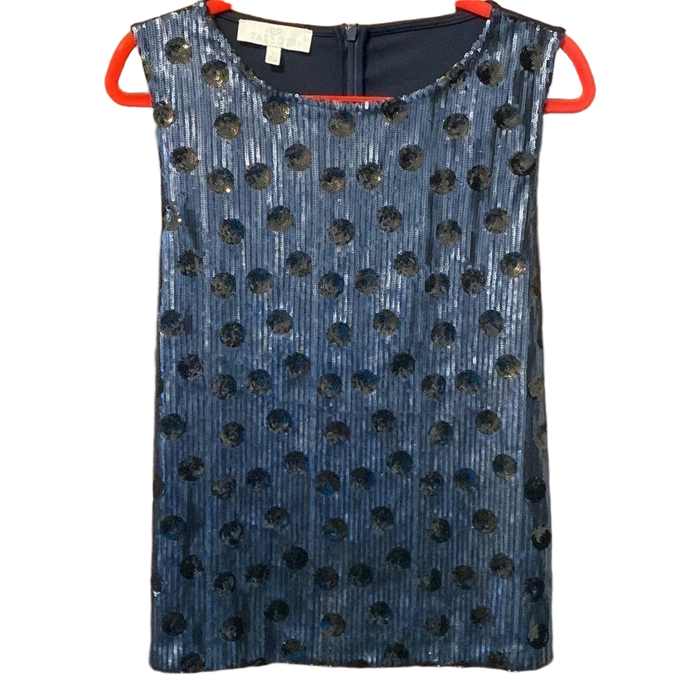 Talbots RSVP Sequin Sleeveless Formal Top Size L